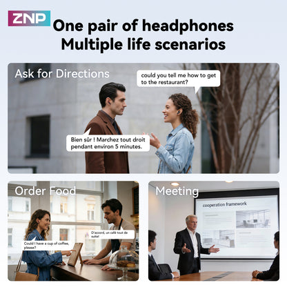 ZNP N02 Smart AI Headphones
