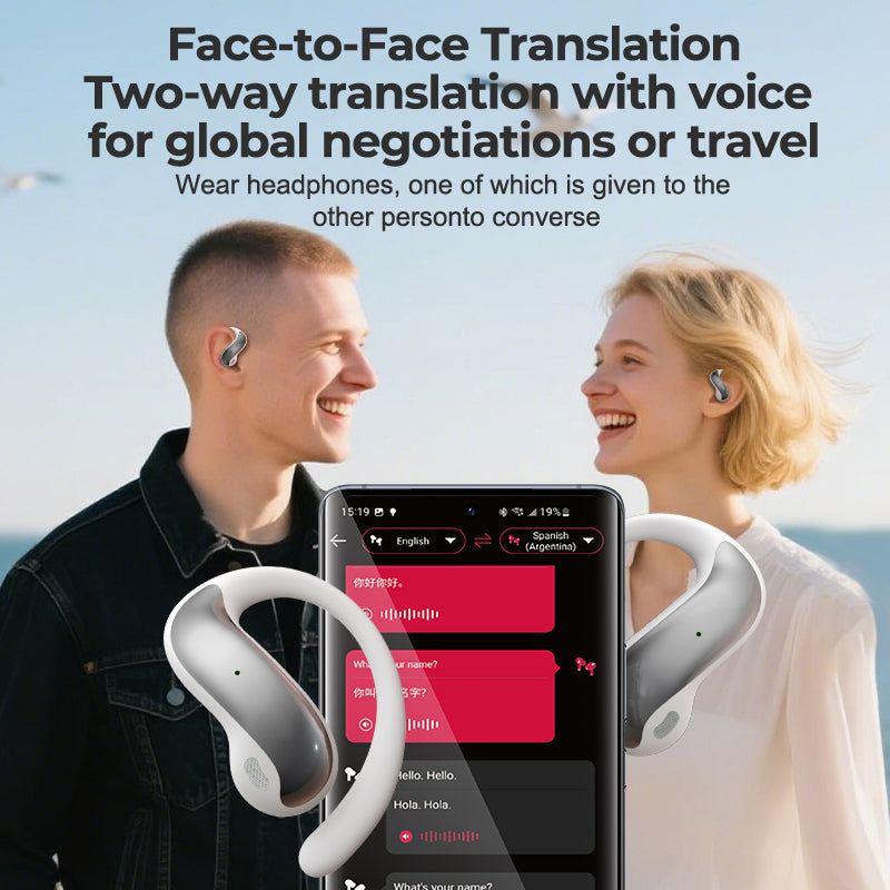 VOULAO NE30 Bluetooth AI Translator Earbuds