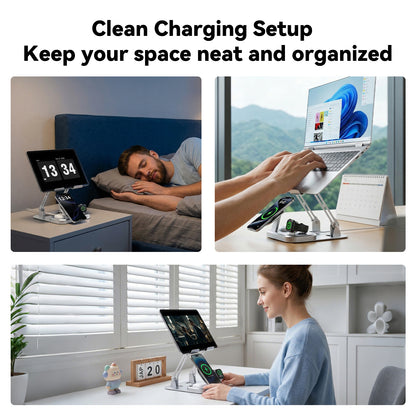 VOULAO Z3 Magnetic Four in One Wireless Charging