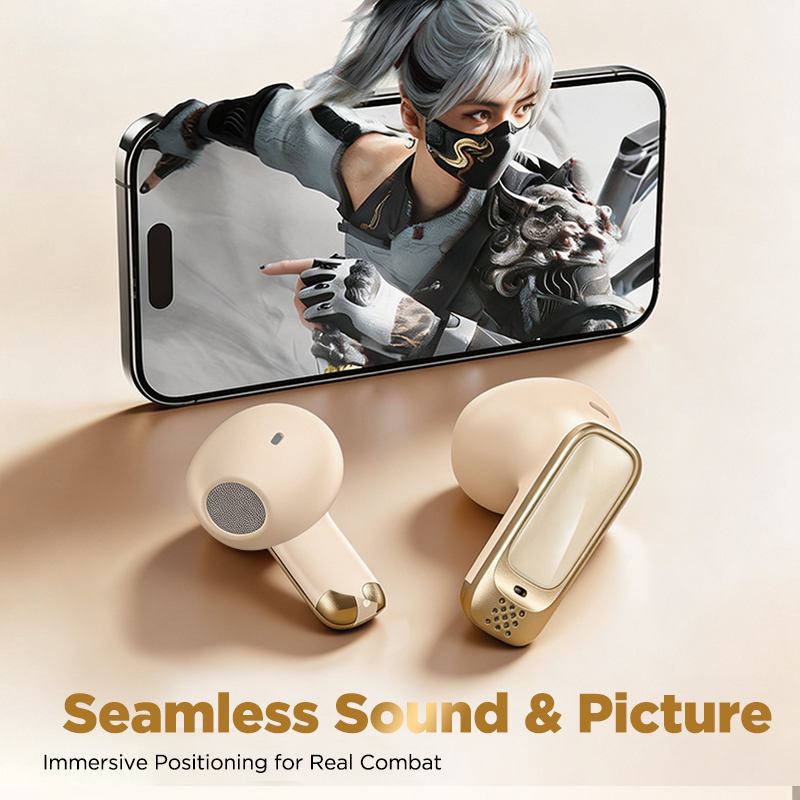 VOULAO NE72 Bluetooth 6.0 Wireless Earbuds with LED Display