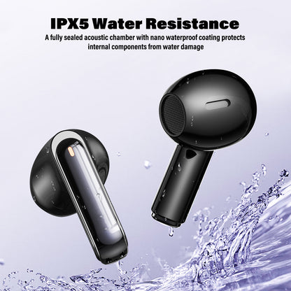VOULAO NE70 Bluetooth 6.0 Wireless Earbuds with LED Display