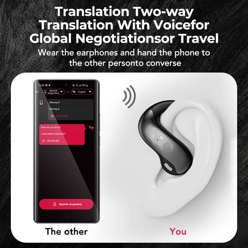 VOULAO NE30 Bluetooth AI Translator Earbuds