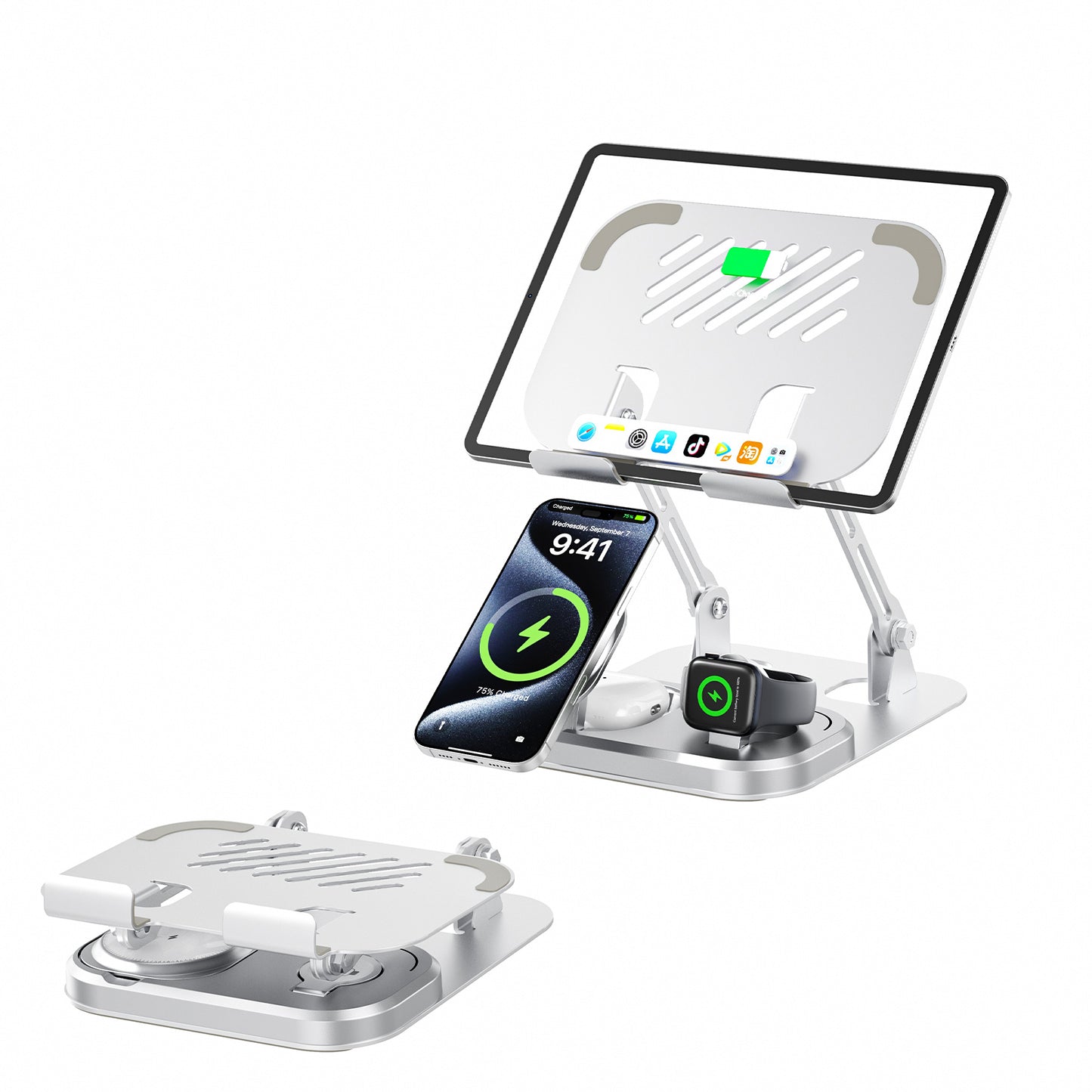 VOULAO Z3 Magnetic Four in One Wireless Charging