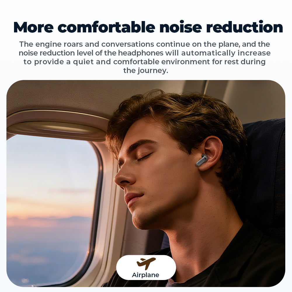 VOULAO NE20 Bluetooth 5.4 Earphones with LED Display