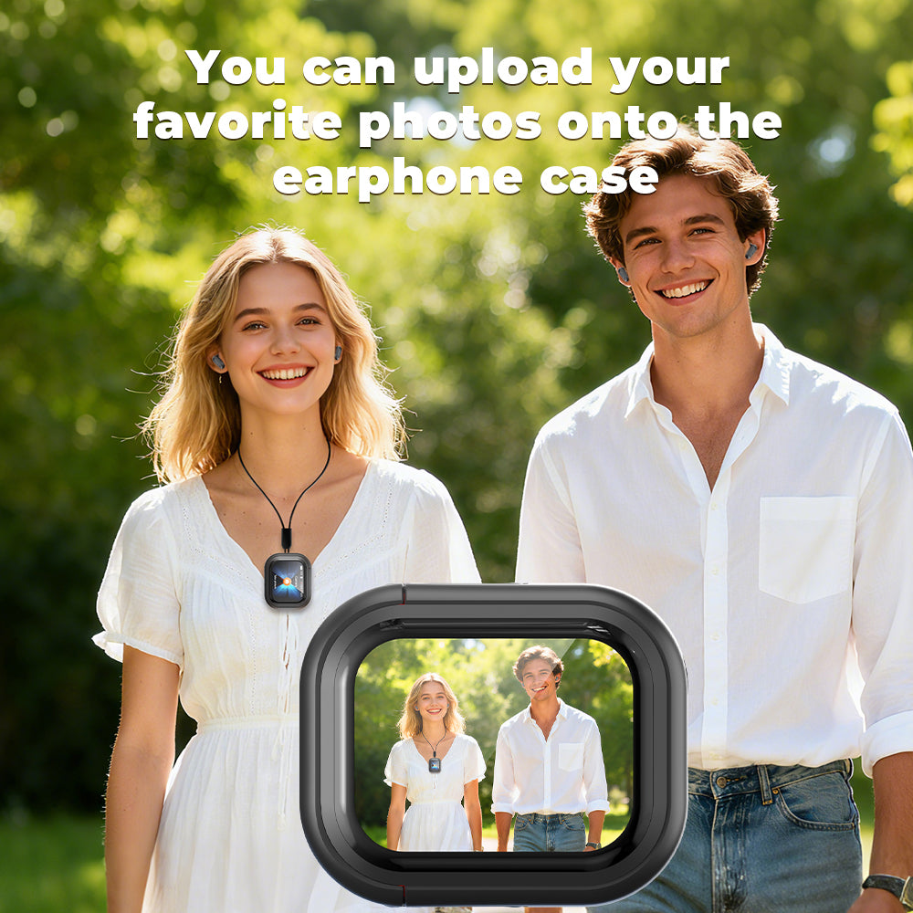 VOULAO NE20 Bluetooth 5.4 Earphones with LED Display