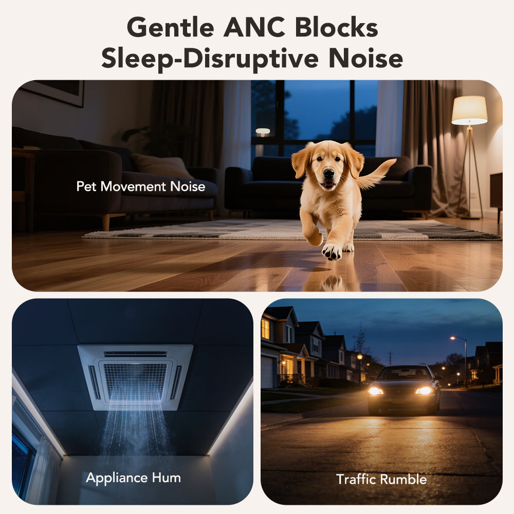 VOULAO MS217 Noise-Canceling Sleep-Aid Bluetooth Headphones