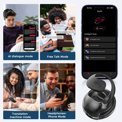 VOULAO X15 PRO Translation Earbuds Open Ear Headphone