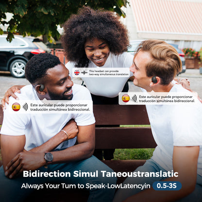 VOULAO X15 PRO Translation Earbuds Open Ear Headphone