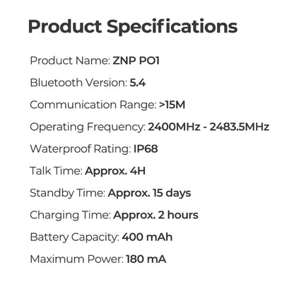 ZNP P01 AI Fitness Smartwatch