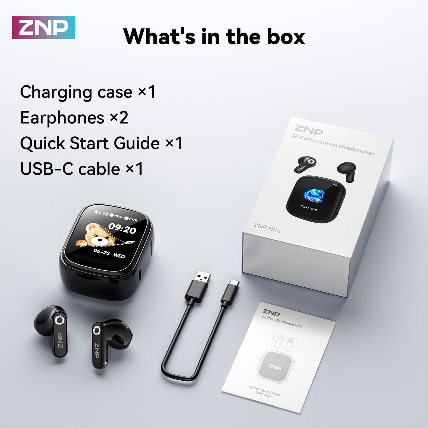 ZNP N02 Smart AI Headphones