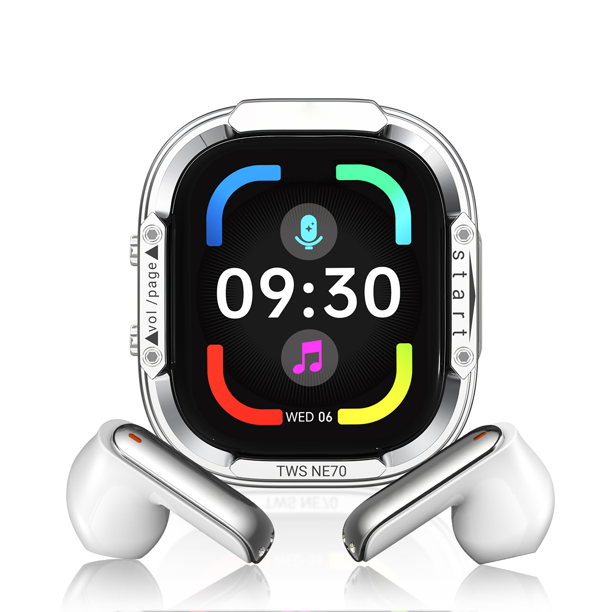 VOULAO NE70 Bluetooth 6.0 Wireless Earbuds with LED Display