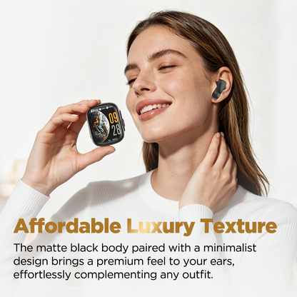 VOULAO NE72 Bluetooth 6.0 Wireless Earbuds with LED Display