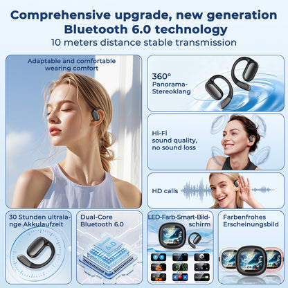 VOULAO NE58 Over-ear Waterproof Bluetooth Headphones