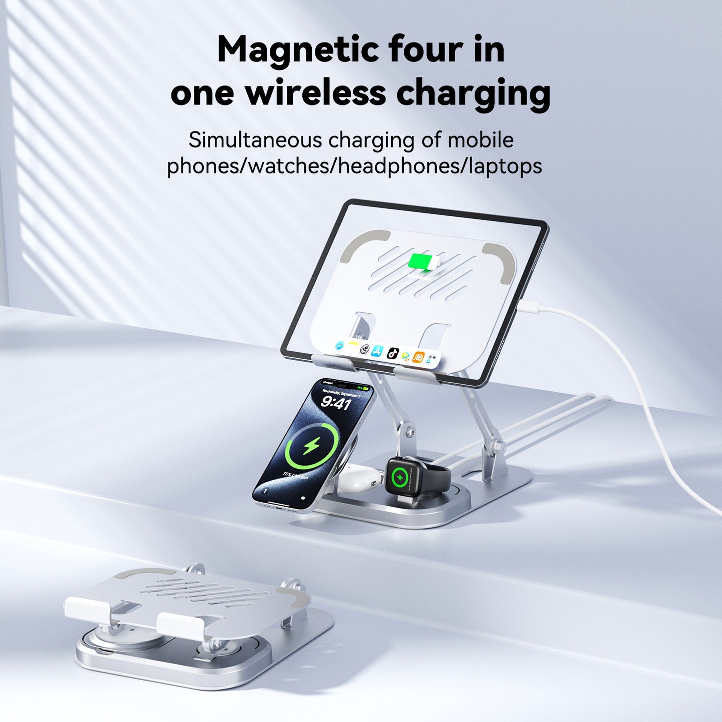 VOULAO Z3 Magnetic Four in One Wireless Charging