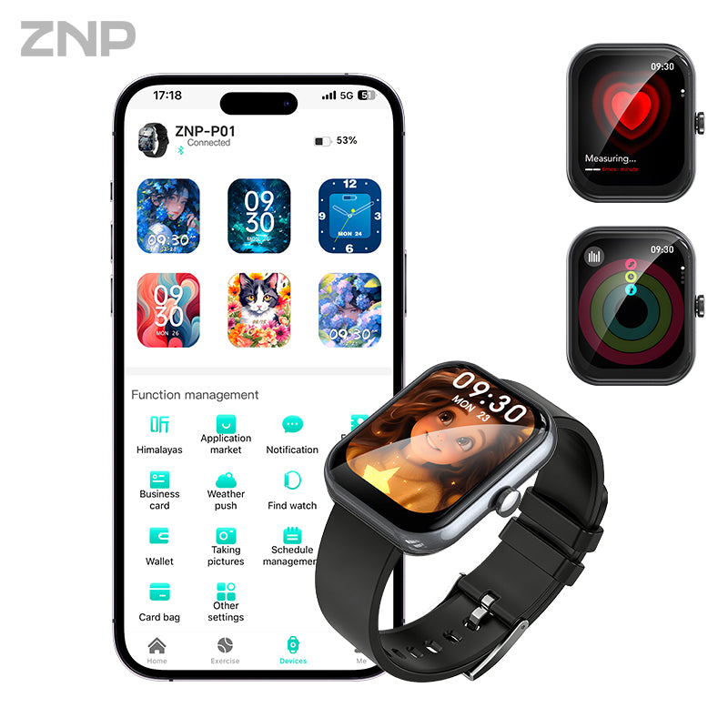 ZNP P01 AI Fitness Smartwatch