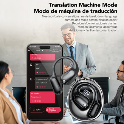 VOULAO MS190 translation earbuds with Bluetooth 6.0