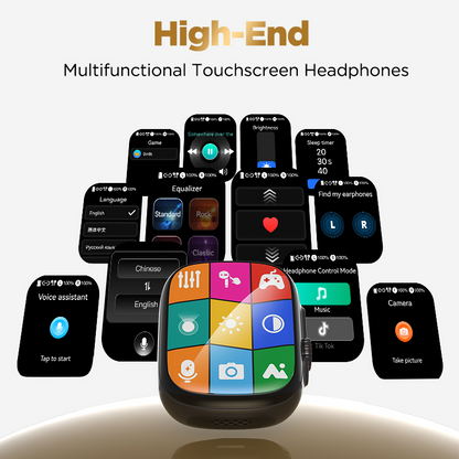 VOULAO NE72 Bluetooth 6.0 Wireless Earbuds with LED Display