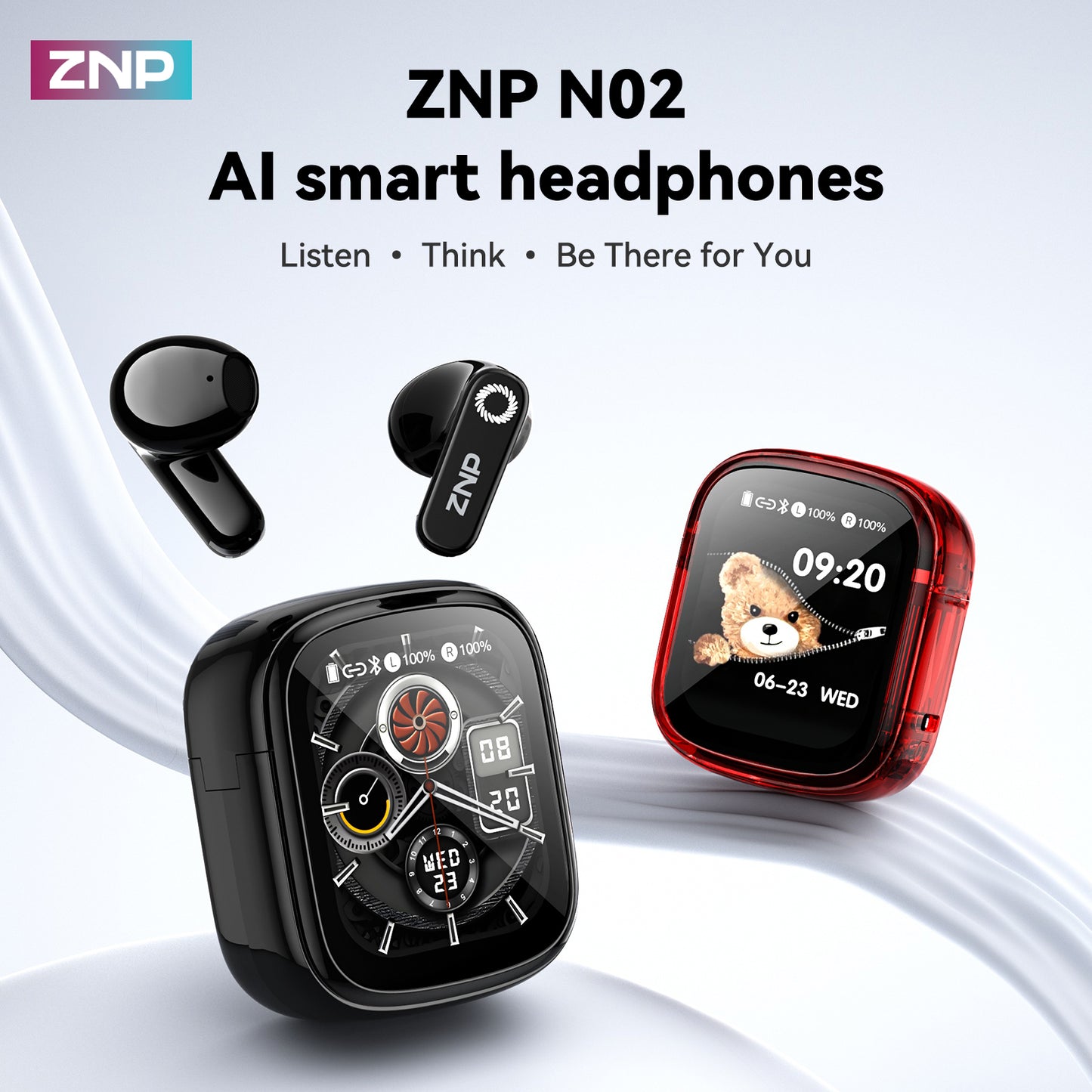 ZNP N02 Smart AI Headphones
