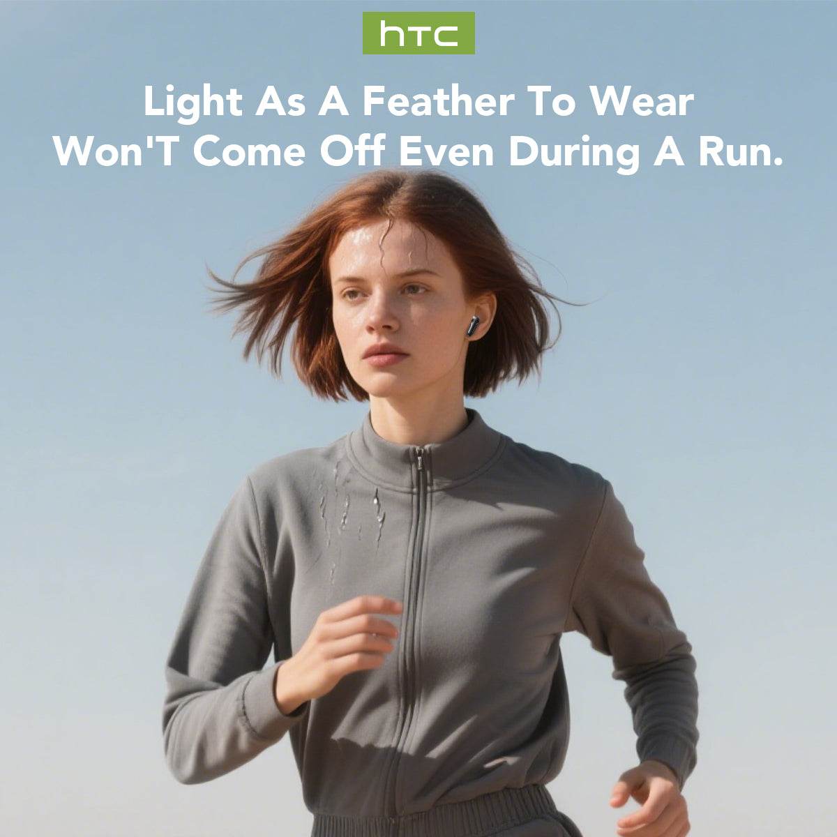 HTC NE20 Bluetooth 5.4 Earphones LED Display High Fidelity Waterproof Wireless Earphones | Suitable for Office, Sports, Study and Audio Calls | Built-in Microphone | Earphones - HTCTOP