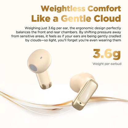 VOULAO NE72 Bluetooth 6.0 Wireless Earbuds with LED Display