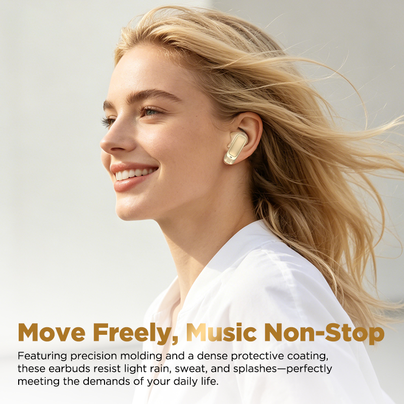 VOULAO NE72 Bluetooth 6.0 Wireless Earbuds with LED Display